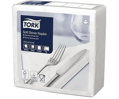 Essity Denmark As Servetėlės, Tork Middag Advanced, 477577, 39 x 39 cm, baltos, pakuotė 100 vnt.