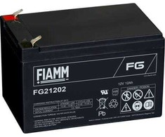 Akumuliatorius ACTEC Fiamm švino akumuliatoriai 12 V / 12 Ah. Su mentelės formos antgaliu 6,35 mm / Faston 250 - (I x P x A) 151 x 98 x 95 mm