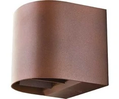 Sieninis šviestuvas SG ARMATUREN Artes Round Corten 360lm 3000K Ra>80 Pritemdymas galiniame krašte