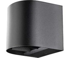 Sieninis šviestuvas SG ARMATUREN Artes Round Juodas 360lm 2700K Ra>80 back-edge dimming