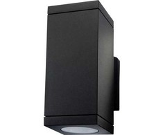 Sieninis šviestuvas Sg Armaturen As Sieninė šviestuvų sistema Echo 2x4,5W LED 2700K juoda (įjungta/išjungta)