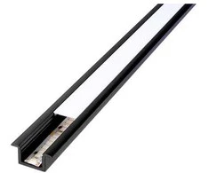 Sg Armaturen „StripLine“ 1,8 m juodo profilio įmontuojamas kabelis