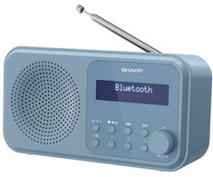 Sharp DR-P420(BL) Nešiojamasis skaitmeninis radijas „Tokyo“, Nešiojamas, Skaitmeninis, DAB, DAB+, FM, Automatinis skenavimas, Automatinis derinimas, 2 W, AAC