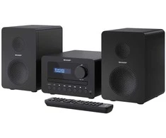 Muzikinis centras Sharp TOKYO DAB+ HI-FI mikro sistema, Namų garso mikro sistema, Juoda, 40 W, 2 krypčių, Belaidė, DAB, FM