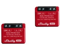 Shelly Plus 1PM Mini Gen3 (dviguba pakuotė)