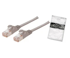 Shiverpeaks Płaski kabelis sieciowy RJ-45, Cat 7, U/FTP, pilka, 10m (BS75520-SL)