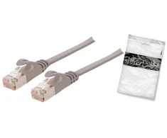 Shiverpeaks plokščias tinklo kabelis RJ-45, Cat 7, U/FTP, pilkas, 1 m (BS75511-SL)