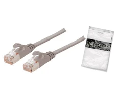 Shiverpeaks Płaski kabelis sieciowy RJ-45, Cat 7, U/FTP, pilka, 5m (BS75515-SL)
