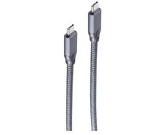 „shiverpeaks BS13-47040“, 3 m, USB C, USB C, USB 3.2 Gen 2 (3.1 Gen 2), 20 Gbit/s, Pilka