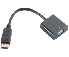 shiverpeaks BS14-05009, VGA (D-Sub), DisplayPort, Male, Female, Gold, Juodas