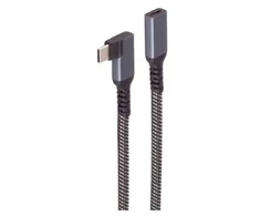 Shiverpeaks kabelis USB USB 3.2 Gen 2 (3.1 Gen 2) 0,5 m USB C 2 x USB C juoda, balta (BS14-74013)