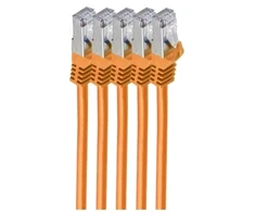 Shiverpeaks RJ45 kabelis patchowy S/FTP Cat7 VE5 1,5m oranžinis (BS75511-1.5O-SET5)