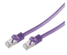 Shiverpeaks patchcord BASIC-S Cat 7, S/FTP, PiMF, LSZH, violetinė, 2m (BS75512-V)