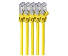 Shiverpeaks Patchcord BASIC-S Cat 7, S/FTP, PiMF, LSZH, geltona, 2m, 5 vnt (BS75512-Y-SET5)