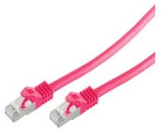 Shiverpeaks Patchcord BASIC-S Cat 7, S/FTP, PiMF, LSZH, rožinė, 3m (BS75513-M)