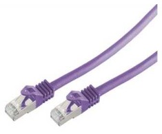 Shiverpeaks Patchcord BASIC-S Cat 7, S/FTP, PiMF, LSZH, violetinė, 3m (BS75513-V)