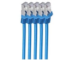 Shiverpeaks Patchcord BASIC-S Cat 7, S/FTP, PiMF, LSZH, mėlyna, 5m, 5 vnt (BS75515-B-SET5)