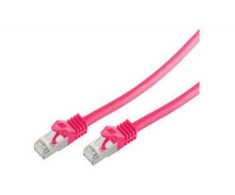 Shiverpeaks Patchcord BASIC-S Cat 7, S/FTP, PiMF, LSZH, rožinė, 15m (BS75525-M)