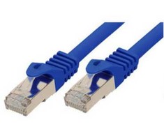 Shiverpeaks Patchcord BASIC-S Cat 7, S/FTP, PiMF, LSZH, mėlyna, 50m (BS75550-B)
