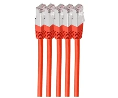 shiverpeaks BS75711-H0.5R-SET5, 0,5 m, Cat6, S/FTP (S-STP), RJ-45, RJ-45, raudonas