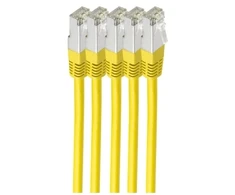 Shiverpeaks Kabelis krosowy cat6 S/FTP LSZH VE5 geltona 1,0m (BS75711-HY-SET5)