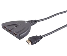 „Shiverpeaks“ profesionalus HDMI jungiklis 3x1 ABS 4K60Hz