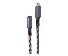 Kabelis USB Shiverpeaks USB-C prailginimo kabelis 3.2 PD tekstilinis 1,5 m (BS14-74006)