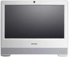 Shuttle „viskas viename“ „Barebone X50V9“, 15,6 colio vieno lietimo ekranas (varžinis), „Celeron 7305U“, „Wi-Fi“, IP54, be ventiliatoriaus, veikia visą parą, „viskas viename“, „viskas viename“ asmeninis kompiuteris su „Barebone“, LGA 1700, DDR5-SDRAM, M.2, „Serial ATA III“, 90 W