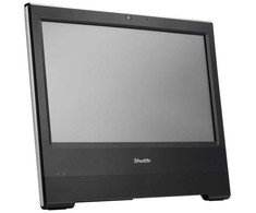 Shuttle „viskas viename“ „Barebone X50V9“, 15,6 colio vieno lietimo ekranas (varžinis), „Celeron 7305U“, „Wi-Fi“, IP54, be ventiliatoriaus, veikia visą parą, „viskas viename“, „viskas viename“ asmeninis kompiuteris su „Barebone“, LGA 1700, DDR5-SDRAM, M.2, „Serial ATA III“, 90 W