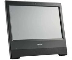 Shuttle „viskas viename“ „Barebone“ X50V9U3, 15,6 colio vieno lietimo ekranas (varžinis), „Intel i3-1315U“, „Wi-Fi“, IP54, be ventiliatoriaus, veikia visą parą, „viskas viename“, „viskas viename“ kompiuterio „barebone“ sistema, „Intel SoC“, DDR5-SDRAM, PCI Express, „Serial ATA III“, 90 W
