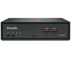 Shuttle XPC slim DN11H5, Barebone - juodas, without operating system