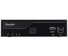 Shuttle Plonas kompiuteris DH610, S1700, 1x HDMI, 2x DP, 1x 2.5", 2x M.2, 2x LAN (Intel 1G + 2.5G), 2x COM, 24/7 nuolatinis veikimas, įskaitant VESA, 1.3L dydžio kompiuteris, Mini kompiuteris su „barebone“, LGA 1700, DDR4-SDRAM, M.2, Serial ATA, Serial ATA II, Serial ATA III, 120 W