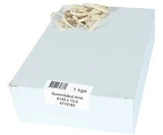 Valiklis Siam Guminė juosta 140x10.0mm balta (1000g)
