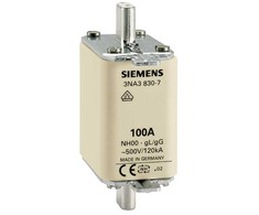 Siemens Saugiklis FUS.NH GL/GG.00 500VAC 125A 3NA3832