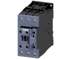 „Siemens“ galios kontaktorius 51A 3P 20–33V AC/DC 1NO 1NC S2 (3RT2036-1NB30)