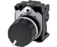 Siemens 3SU12002PS101AA0 3SU1200-2PS10-1AA0 Sukamasis potenciometras 10 k? 1 vnt., 66 g, 121 mm, 73 mm, 34 mm