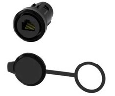 Siemens Lizdas RJ45 Cat.6 22 mm angai, plastikas, su užvalkalu IP65 SIRIUS ACT 3SU1900-0GB10-0AA0