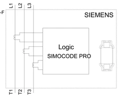 Siemens Srovės transformatoriaus modulis 25A 3UF7101-1AA00-0