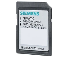 Siemens 6ES7954-8LC04-0AA0 SIMATIC S7 atminties kortelė 4 - SIMATIC S7 - Atminties kortelė, skirta S7-1x 00 CPU/SINAMICS - 3 - 3 V „Flash“ - 4 MB SIMATIC S7-1200 bazinis valdiklis - lankstus dėl įvairių ryšio galimybių ir SIMATIC S7-1500 pažangus valdiklis - greičiausias mūsų automatizavimo valdiklis. SIMATIC atminties kortelės siūlomos įvairių dydžių kaip pasirenkami arba būtini priedai SIMATIC S7-1200/S7-1500 šeimai. (6ES79548LC040AA0)