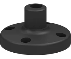 Siemens plastikinis pjedestalas, vertikalus juodas 70 mm (8WD4308-0DB)