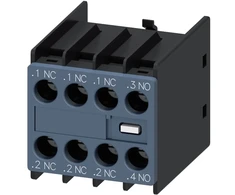 Siemens Aparatinės kontaktinės linijos blokas 1Z + 3R, sumontuotas priekyje 3RT2.1, 3RT2.2 ir 3RH21 kontaktams S00 I S0 3RH2911- 1HA13