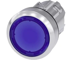 Siemens Button drive 22mm freza su apšvietimu su savaime grįžtančiu metalu IP69k Sirius ACT (3SU1051-0AB50-0AA0)