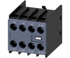 Siemens Aparatinės kontaktinės linijos blokas 1Z + 3R, sumontuotas priekyje 3RT2.1, 3RT2.2 ir 3RH21 kontaktams S00 I S0 3RH2911- 1HA13