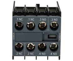 „Siemens“ pagalbinis kontaktas 2NO 2NC, montuojamas priekyje S00-S0 (3RH2911-1HA22)