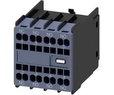 Siemens 3Z+1R priekinis pagalbinis blokas, skirtas 3RT2.1 3RT2.2 ir 3RH21 S00 3RH2911-2HA31
