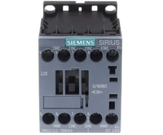 Siemens Pagalbinis kontaktorius 3A 2NO 2NC 24V DC S00 (3RH2122-1BB40)