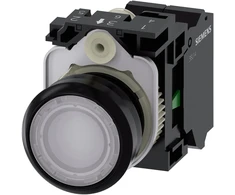 Siemens Apšviestas mygtukas, baltas, IP67, IP69K, 2,23 cm, 60 mm, 130 mm, 30 mm, 53 g