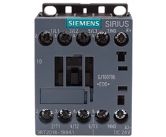 SIEMENS Kontaktorius 7,5kW, 400V AC, 17A esant AC33 režimui, 1NO, valdymo įtampa 24V DC, dydis S00