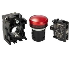 Siemens Lampka sygnalizacyjna kompletna 22mm raudona LED 24V AC-DC tworzywo przył śrubowe SIRIUS ACT 3SU1102-6AA20-1AA0