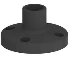 Siemens plastikinis pjedestalas, vertikalus juodas 70 mm (8WD4308-0DB)